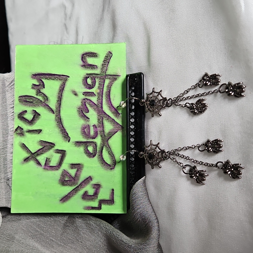 Halloween 365 Webs & Spiders Dangle Earrings